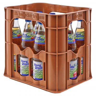 BERG QUELLE Apfelschorle Kasten – 12 x 0,7 Liter