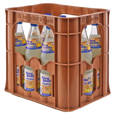 BERG QUELLE Iso Sport Grapefruit Zitrone Kasten 12 x 0,7 Liter
