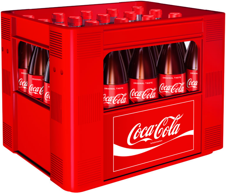 COCACOLA 20 x 0,5 Liter Glas Mehrweg Flasche ikalo.de