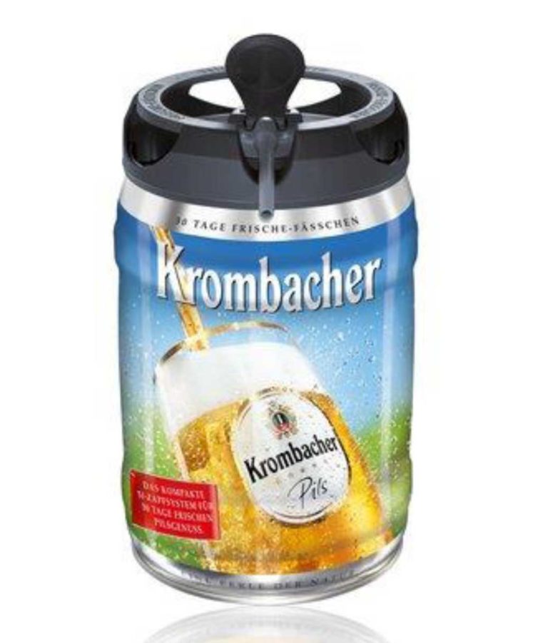 FASSBIER KROMBACHER PILS 5 Liter ikalo.de