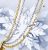 Kette 925/- Silber 2-reihig 45 cm